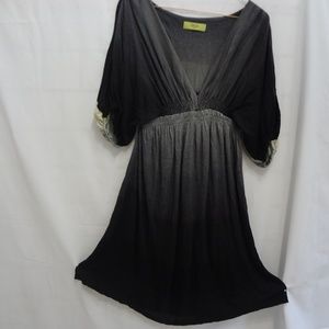 Orion Black and White Gradient Dress
